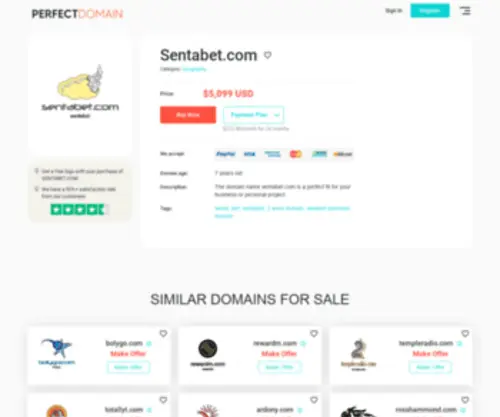 Sentabet.com Screenshot