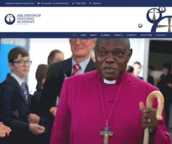 Sentamu.com(The Archbishop Sentamu Academy) Screenshot