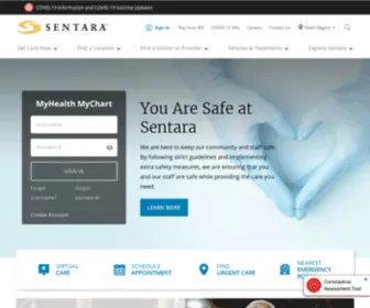 Sentarainfo.com(Sentara Healthcare) Screenshot