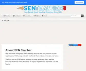 Senteacher.org(SEN Teacher) Screenshot