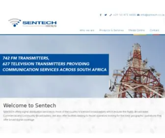 Sentech.co.za(Home) Screenshot