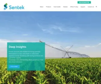 Sentektechnologies.com Screenshot