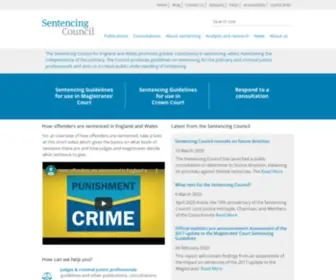 Sentencingcouncil.org.uk(Sentencing Council) Screenshot