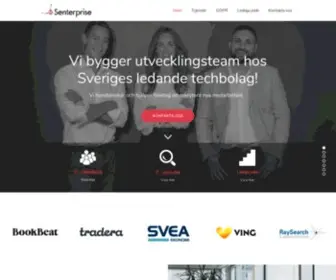 Senterprise.se(IT-rekrytering och konsultförmedling inom IT | Senterprise) Screenshot