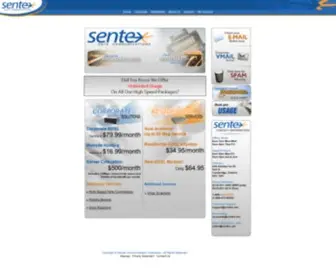 Sentex.ca(Sentex Data Communications) Screenshot