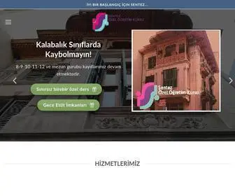 Sentezedu.net(Bakırköy Sentez Butik Kurs ve Koçluk Merkezi) Screenshot