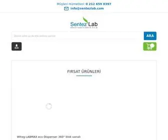 Sentezlab.com(Sentez Laboratuvar) Screenshot