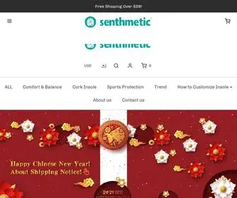 Senthmetic.com(Senthmetic Insoles) Screenshot