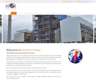 Senthurpower.com(Senthur Power Services) Screenshot