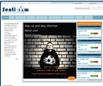 Sentibet.com Screenshot