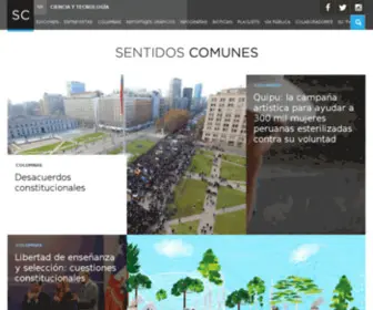 Sentidoscomunes.cl(Sentidos Comunes) Screenshot