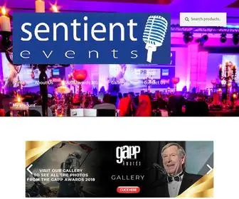 Sentientevents.co.za(Sentient Events) Screenshot