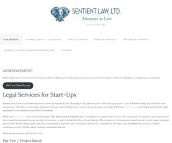 Sentientlaw.com(Sentient Law) Screenshot