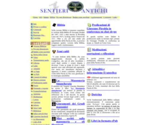 Sentieriantichi.org(Sentieri Antichi) Screenshot