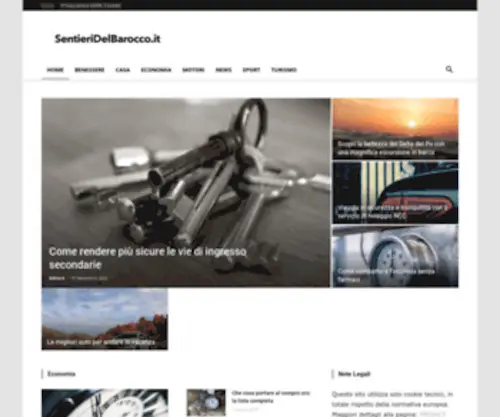 Sentieridelbarocco.it(News blog) Screenshot