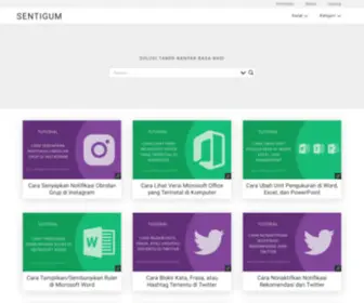 Sentigum.com(Solusi tanpa Banyak Basa) Screenshot
