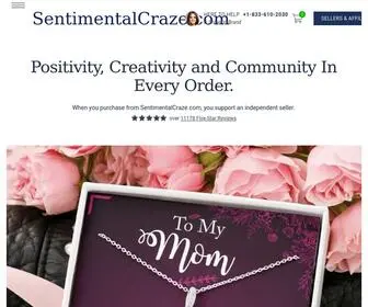 Sentimentalcraze.com(Creativity & Community In Every Order) Screenshot