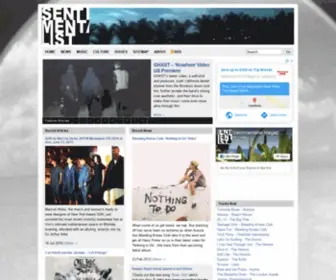 Sentimentalistmag.com(Sentimentalist Magazine) Screenshot