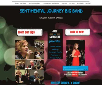 Sentimentaljourneybigband.org(Sentimental Journey) Screenshot