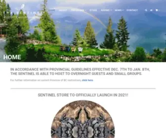 Sentinelbc.ca(Sentinel Retreat & Wellness Centre) Screenshot