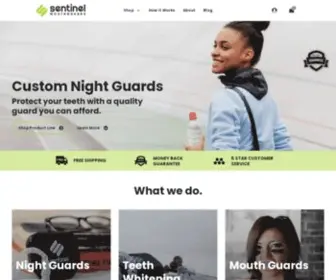 Sentinelmouthguards.com(Custom Night Guard for Teeth Grinding) Screenshot
