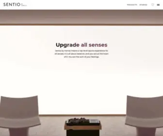 Sentiobyharvia.com(Upgrade all senses) Screenshot