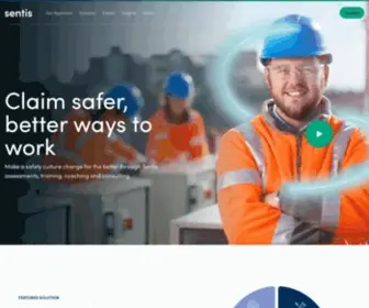 Sentis.com.au(Safety Culture Assessments) Screenshot