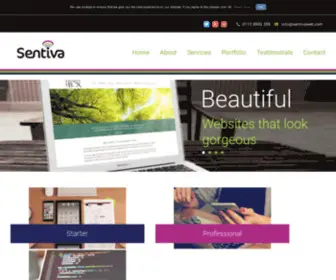 Sentivaweb.com(Responsive Web Design Leeds) Screenshot