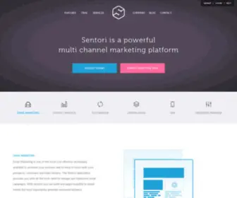 Sentoriapp.com(A powerful multi channel marketing platform) Screenshot