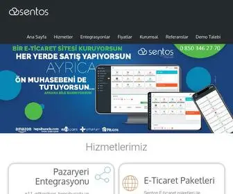 Sentos.com.tr(Pazaryeri ve E) Screenshot