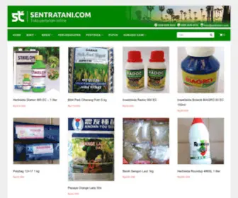 Sentratani.com(SENTRA TANI Toko Pertanian Online Menjual produk pertanian ke seluruh Indonesia) Screenshot