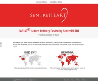 Sentreheart.com(AtriCure provides innovative atrial fibrillation (Afib)) Screenshot