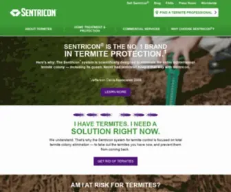Sentricon.com(Sentricon®) Screenshot