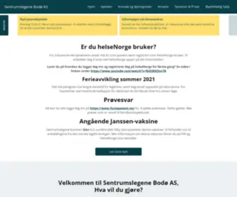 Sentrumslegenebodo.no(sentrumslegenebodo) Screenshot