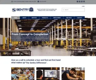 Sentryequipment.com(Sentry Equipment and Erectors) Screenshot