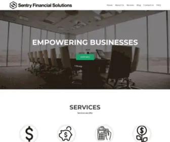 Sentryfinancialsolutions.com(Sentry Financial Solutions) Screenshot