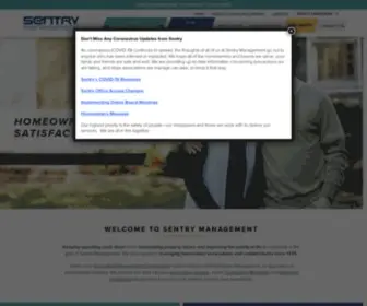 SentrymGt.com(HomeOwners Association Management) Screenshot