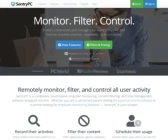 Sentrypc.com(Computer Monitoring & Control Software) Screenshot