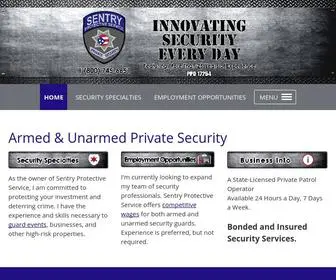 Sentryprotectiveservice.com(Private Security) Screenshot