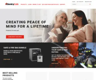 Sentrysafe.com(SentrySafe® Official Site) Screenshot