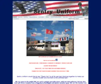 Sentryuniform.com(Sentry Uniform) Screenshot