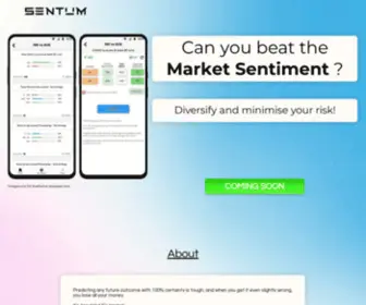 Sentum.live(Earn real money by beating the Market Sentiment) Screenshot