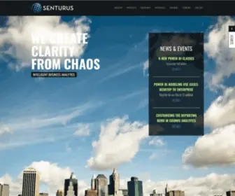 Senturus.com(Enterprise Business Intelligence Consulting and Training) Screenshot