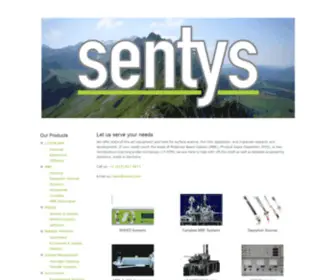 Sentys.com(Sentys Inc) Screenshot