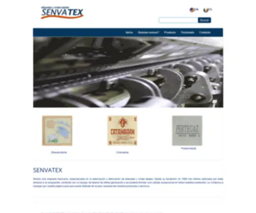 Senvatex.com(Inicio) Screenshot