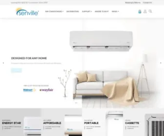 Senville.com(Mini Split Air Condtioners) Screenshot