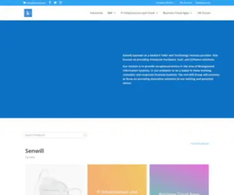 Senwill.com(Senwill operates as a Global E) Screenshot