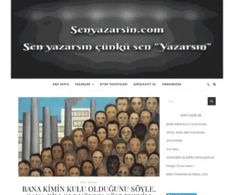Senyazarsin.com(Senyazarsin) Screenshot