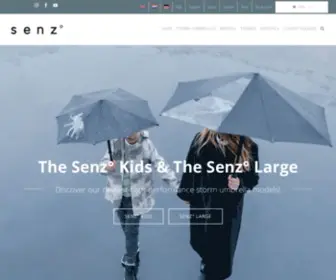 Senz.com(Umbrella struggles are a thing of the past) Screenshot