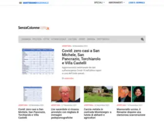 Senzacolonnenews.it(Senza Colonne News) Screenshot
